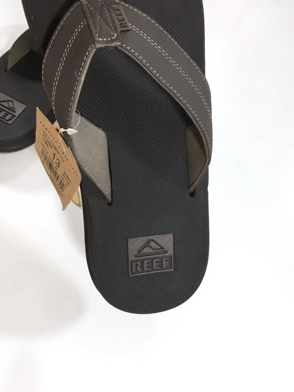 Reef Element TQT Flip Flop Sandals Mens 13 Dark Brown Bottle Opener